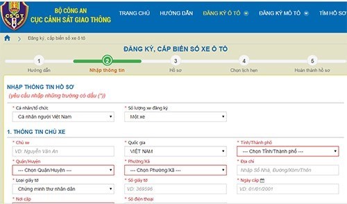HCM City is now offering online registration for 15 administrative procedures managed by the city’s Transport Department (Photo: vnexpress.net )